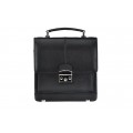 Leather satchel Model 8 BL-0-1BG