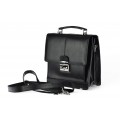 Leather satchel Model 8 BL-0-1BG