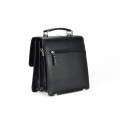 Leather satchel Model 8 BL-0-1BG