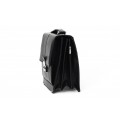 Leather satchel Model 8 BL-0-1BG