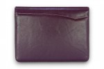 A4 size conference folder with a zipper made of genuine leather. 24 BL 0-2F