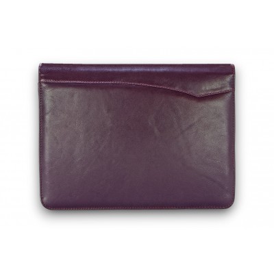 A4 size conference folder with a zipper made of genuine leather. 24 BL 0-2F A4 size conference folder with a zipper made of genuine leather. 24 BL 0-2F